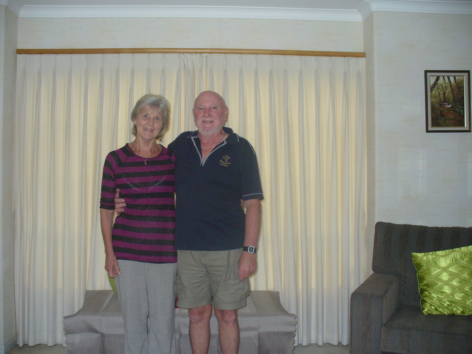 Judy & Gary from Papamoa, New Zealand