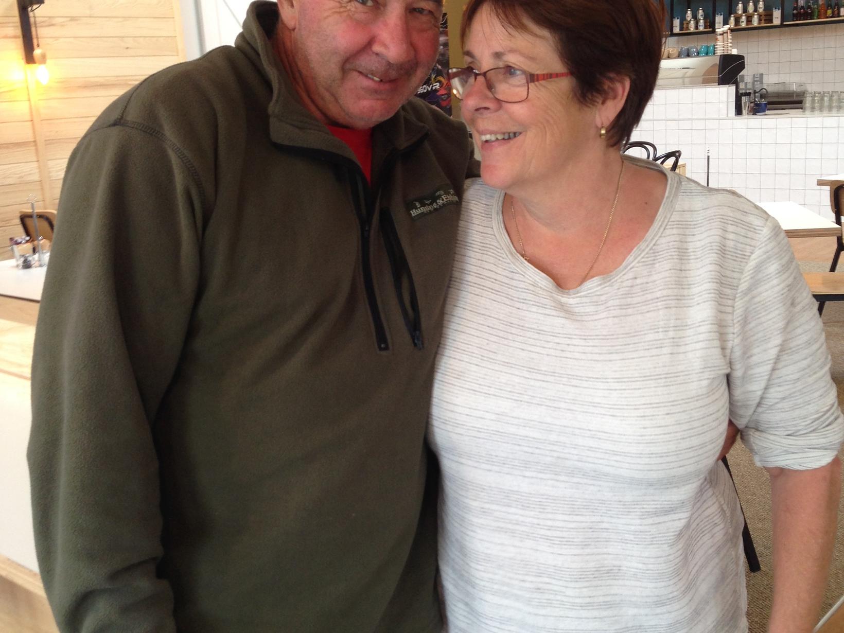 Warren & Anne from Millers Flat, New Zealand