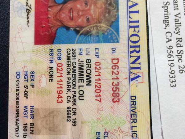 Jimmie lou from Placerville, CA, United States