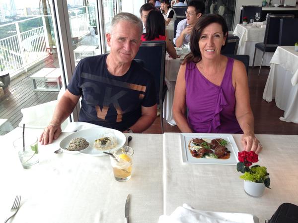 Cheryl & Martyn from Phra Nakhon, Thailand